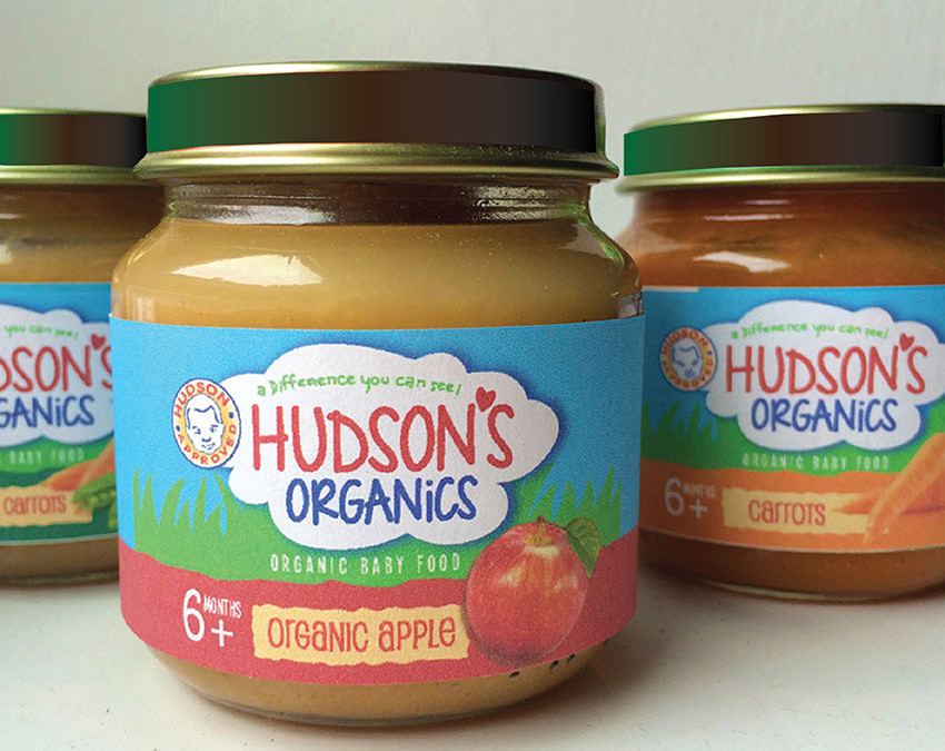 Organic Baby Food Package Design